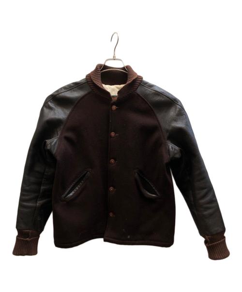 skookum（スクーカム）skookum (スクーカム) スタジャン ブラウン サイズ:.38の古着・服飾アイテム