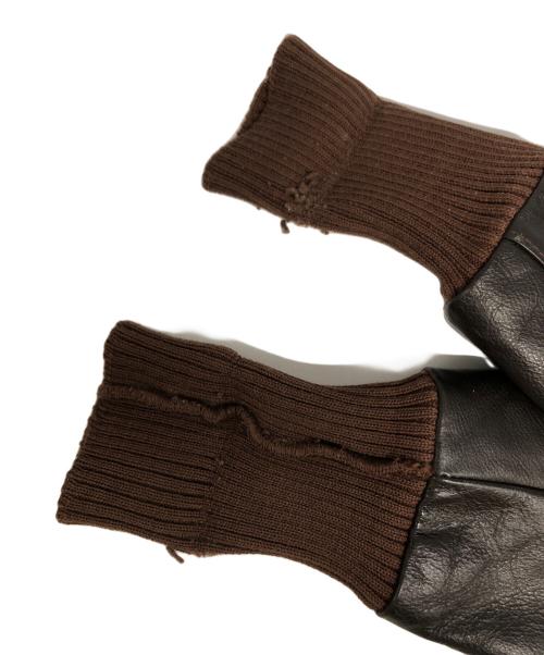 skookum（スクーカム）skookum (スクーカム) スタジャン ブラウン サイズ:.38の古着・服飾アイテム