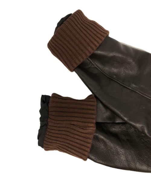 skookum（スクーカム）skookum (スクーカム) スタジャン ブラウン サイズ:.38の古着・服飾アイテム