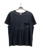 Saint Laurent Parisサンローランパリ）の古着「ポケットTシャツ/UP53 2015 00680」｜グレー