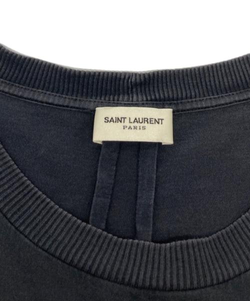 Saint Laurent Paris（サンローランパリ）Saint Laurent Paris (サンローランパリ) ポケットTシャツ/UP53 2015 00680 グレー サイズ:Lの古着・服飾アイテム