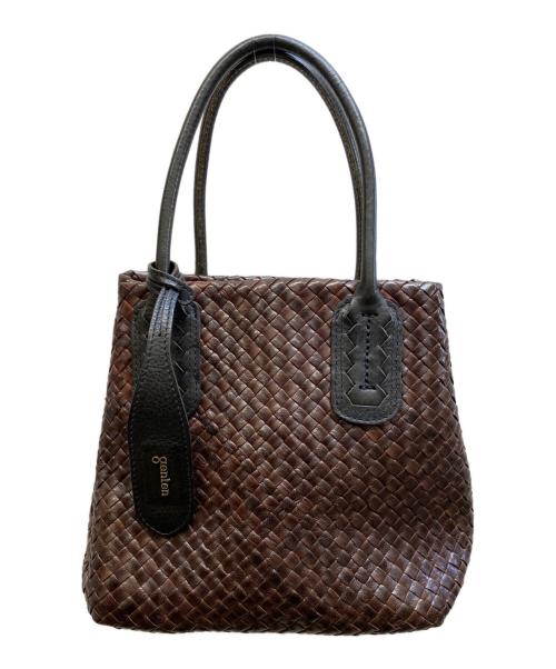 genten（ゲンテン）genten (ゲンテン) ラストリコ ハンドバッグ ブラウンの古着・服飾アイテム