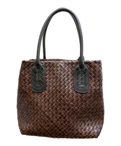 genten（ゲンテン）genten (ゲンテン) ラストリコ ハンドバッグ ブラウンの古着・服飾アイテム