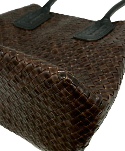 genten（ゲンテン）genten (ゲンテン) ラストリコ ハンドバッグ ブラウンの古着・服飾アイテム