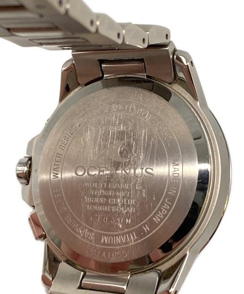 CASIO（カシオ）CASIO (カシオ) OCEANUS 電波ソーラー腕時計 ブラックの古着・服飾アイテム