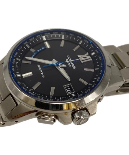 CASIO（カシオ）CASIO (カシオ) OCEANUS 電波ソーラー腕時計 ブラックの古着・服飾アイテム
