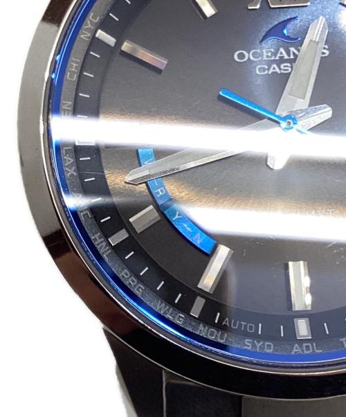 CASIO（カシオ）CASIO (カシオ) OCEANUS 電波ソーラー腕時計 ブラックの古着・服飾アイテム