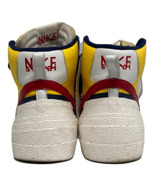 NIKE（ナイキ）NIKE (ナイキ) sacai (サカイ) ブレーザーミッド ネイビー×イエロー×ホワイト サイズ:28㎝の古着・服飾アイテム