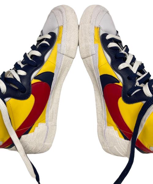 NIKE（ナイキ）NIKE (ナイキ) sacai (サカイ) ブレーザーミッド ネイビー×イエロー×ホワイト サイズ:28㎝の古着・服飾アイテム