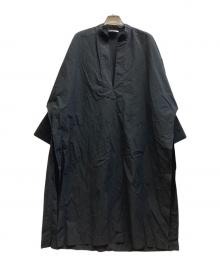 1er Arrondissement（プルミエ アロンディスモン）の古着「タイプライターカフタンロングシャツ/B1032AFB062」｜ブラック