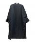 1er Arrondissement (プルミエ アロンディスモン) タイプライターカフタンロングシャツ/B1032AFB062 ブラック サイズ:36：5000円