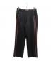 Room no.8（ルームエイト）の古着「WOOL POPLIN S-LINE WIDE PANTS / R8P-10-12948」｜ブラック