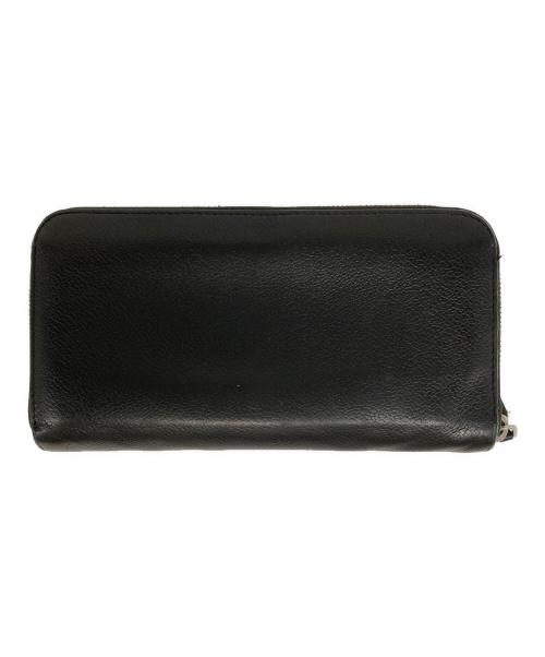 PRADA（プラダ）PRADA (プラダ) ラウンドジップウォレット ブラックの古着・服飾アイテム