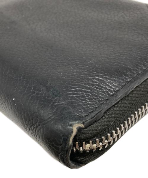 PRADA（プラダ）PRADA (プラダ) ラウンドジップウォレット ブラックの古着・服飾アイテム