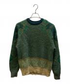 TOGA VIRILISトーガ ビリリース）の古着「総柄ニット」｜グリーン