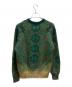 TOGA VIRILIS (トーガ ビリリース) 総柄ニット グリーン サイズ:M：7000円