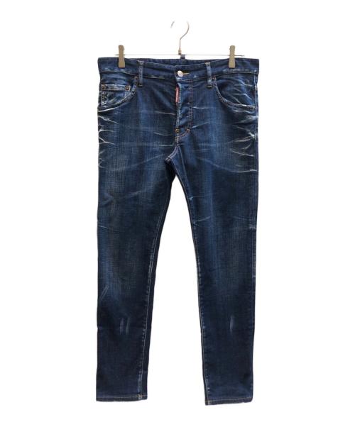 DSQUARED2（ディースクエアード）DSQUARED2 (ディースクエアード) スケーター ジーンズ インディゴ サイズ:48の古着・服飾アイテム