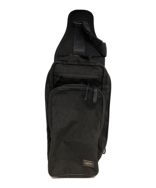 PORTER（ポーター）PORTER (ポーター) ハイブリッド スリングショルダーバッグ ブラックの古着・服飾アイテム