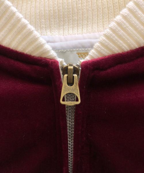 HOUSTON（ヒューストン）HOUSTON (ヒューストン) 別珍スカジャン レッド サイズ:XLの古着・服飾アイテム