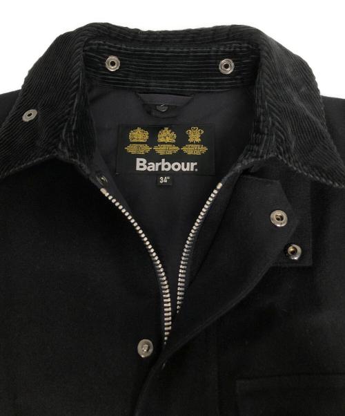 Barbour（バブアー）Barbour (バブアー) ソルウェイジッパーSLウールコート ブラック サイズ:34の古着・服飾アイテム