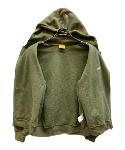 Dime（ダイム）Dime (ダイム) ジップパーカー カーキ サイズ:Mの古着・服飾アイテム