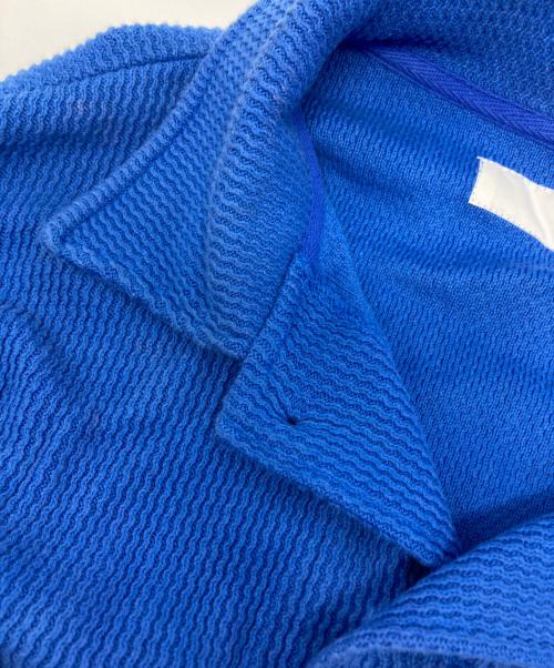 Diaspora Skateboards（ディアスポラスケートボードズ）Diaspora skateboards (ディアスポラスケートボードズ) Cotton Knit Polo Collar Cardigan/24AW-DSP-KN01 ブルー サイズ:Mの古着・服飾アイテム