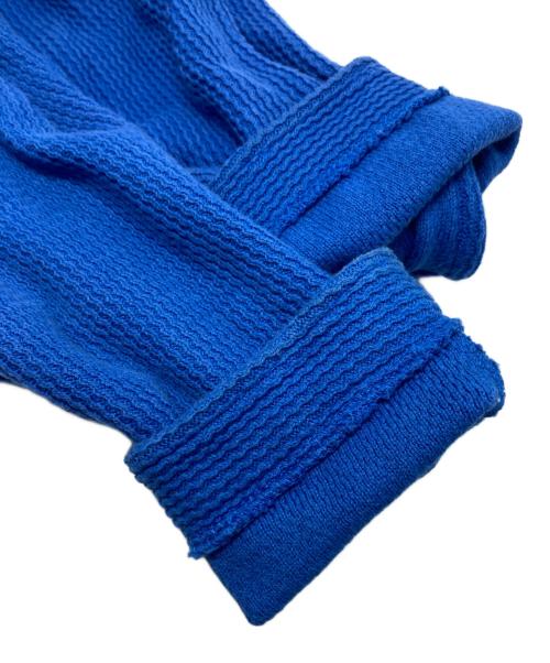Diaspora Skateboards（ディアスポラスケートボードズ）Diaspora skateboards (ディアスポラスケートボードズ) Cotton Knit Polo Collar Cardigan/24AW-DSP-KN01 ブルー サイズ:Mの古着・服飾アイテム