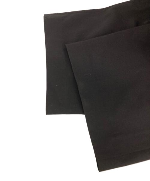 MARKA（マーカ）MARKA (マーカ) TWO TUCK BAGGY TROUSERS -2/60 WASHER WOOL GABARDINE- ブラック サイズ:1 未使用品の古着・服飾アイテム