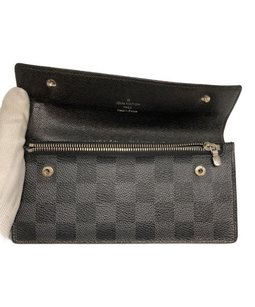 LOUIS VUITTON（ルイ ヴィトン）LOUIS VUITTON (ルイ ヴィトン) ウォレットチェーン長財布 ブラックの古着・服飾アイテム