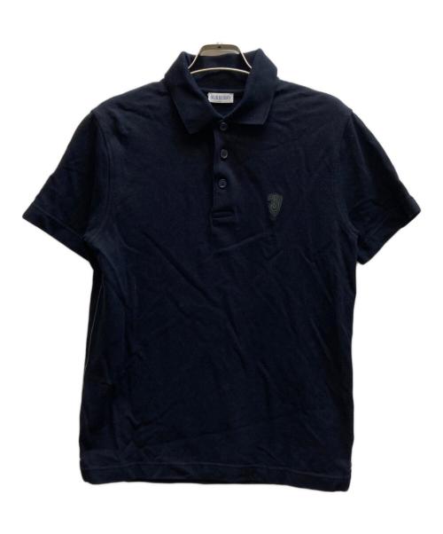 BURBERRY（バーバリー）BURBERRY (バーバリー) ロゴ刺繍ポロシャツ/PTMICLDA520AGU ネイビー サイズ:Mの古着・服飾アイテム