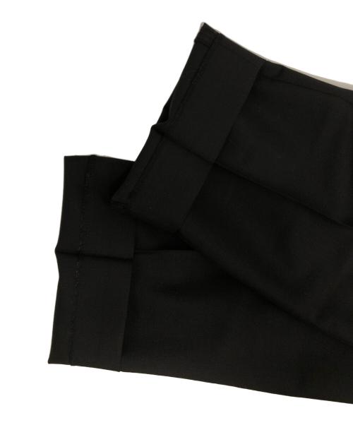Acne studios（アクネ ストゥディオス）ACNE STUDIOS (アクネ ストゥディオス) モヘアブレンドトラウザーズロングパンツ ブラック サイズ:50の古着・服飾アイテム
