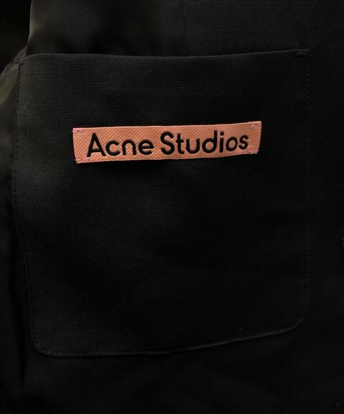 Acne studios（アクネ ストゥディオス）ACNE STUDIOS (アクネ ストゥディオス) クラシックスーツジャケット ブラック サイズ:46の古着・服飾アイテム