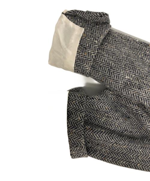 DRIES VAN NOTEN（ドリスヴァンノッテン）DRIES VAN NOTEN (ドリスヴァンノッテン) ヘリンボーンツイードジャケット グレー サイズ:46の古着・服飾アイテム