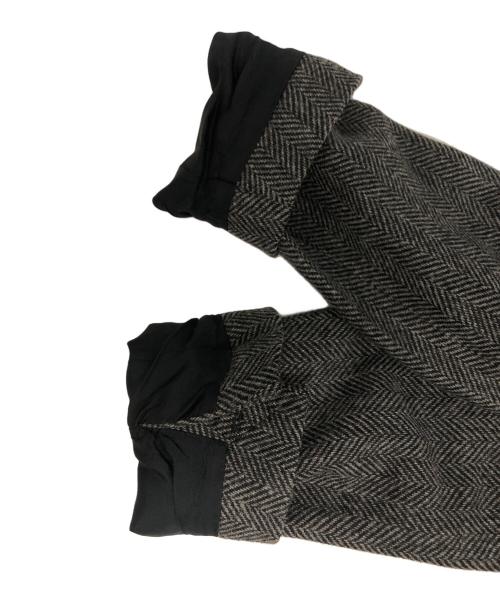 DRIES VAN NOTEN（ドリスヴァンノッテン）DRIES VAN NOTEN (ドリスヴァンノッテン) ヘリンボーンウールジャケット ブラック サイズ:46の古着・服飾アイテム