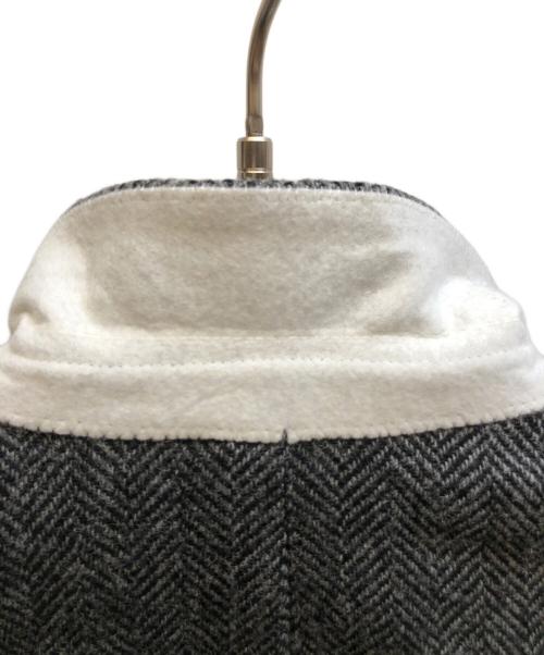 DRIES VAN NOTEN（ドリスヴァンノッテン）DRIES VAN NOTEN (ドリスヴァンノッテン) ヘリンボーンウールジャケット ブラック サイズ:46の古着・服飾アイテム