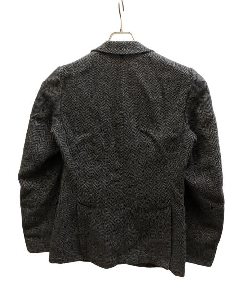 DRIES VAN NOTEN（ドリスヴァンノッテン）DRIES VAN NOTEN (ドリスヴァンノッテン) ヘリンボーンウールジャケット ブラック サイズ:46の古着・服飾アイテム