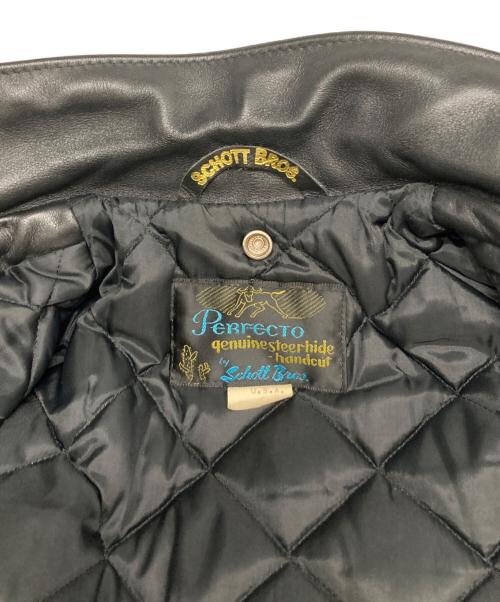 SCHOTT BROS.（ショット）SCHOTT BROS. (ショット) 中田商店別注 ワンスター ダブルライダースジャケット ブラック サイズ:34の古着・服飾アイテム