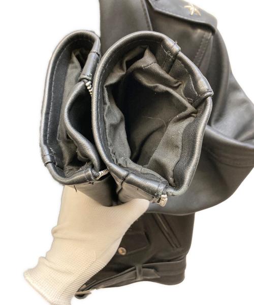 SCHOTT BROS.（ショット）SCHOTT BROS. (ショット) 中田商店別注 ワンスター ダブルライダースジャケット ブラック サイズ:34の古着・服飾アイテム