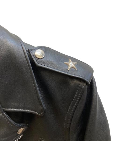 SCHOTT BROS.（ショット）SCHOTT BROS. (ショット) 中田商店別注 ワンスター ダブルライダースジャケット ブラック サイズ:34の古着・服飾アイテム