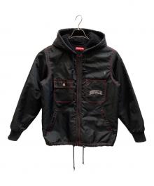 SUPREME（シュプリーム）の古着「Sherpa Lined Nylon Zip Up Jacket」｜ブラック