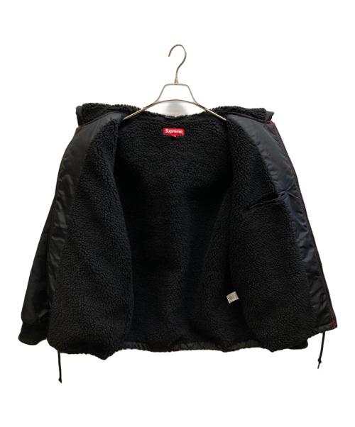 SUPREME（シュプリーム）SUPREME (シュプリーム) Sherpa Lined Nylon Zip Up Jacket ブラック サイズ:Sの古着・服飾アイテム