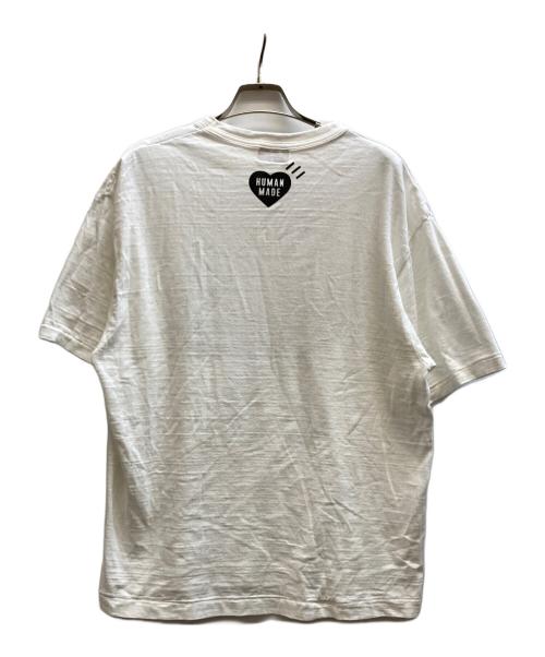 HUMAN MADE（ヒューマンメイド）HUMAN MADE (ヒューマンメイド) DRY ALLS グラフィックTシャツ ホワイト サイズ:XLの古着・服飾アイテム