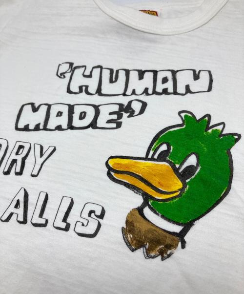 HUMAN MADE（ヒューマンメイド）HUMAN MADE (ヒューマンメイド) DRY ALLS グラフィックTシャツ ホワイト サイズ:XLの古着・服飾アイテム