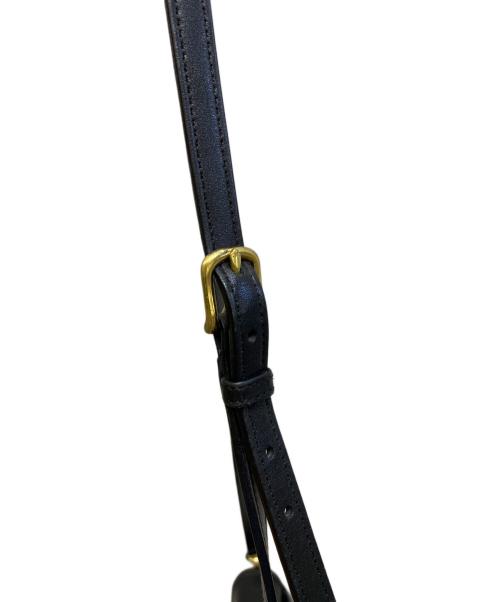 COACH（コーチ）COACH (コーチ) レザーショルダーバッグ ブラックの古着・服飾アイテム