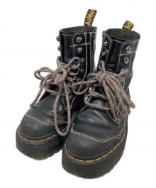 Dr.Martens（ドクターマーチン）の古着「MORENO 8ホールブーツ」｜ブラック
