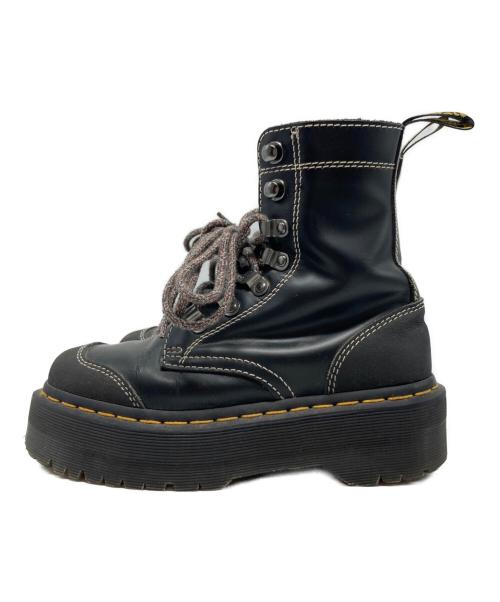 Dr.Martens（ドクターマーチン）Dr.Martens (ドクターマーチン) MORENO 8ホールブーツ ブラック サイズ:UK3の古着・服飾アイテム