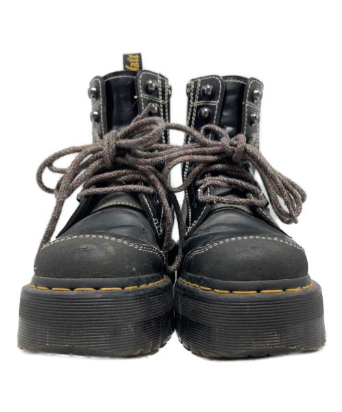 Dr.Martens（ドクターマーチン）Dr.Martens (ドクターマーチン) MORENO 8ホールブーツ ブラック サイズ:UK3の古着・服飾アイテム