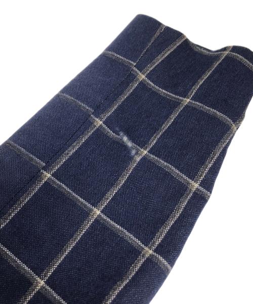 BORRELLI（ボレッリ）BORRELLI (ボレッリ) チェックテーラードジャケット ブルー サイズ:48の古着・服飾アイテム