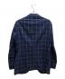 BORRELLI (ボレッリ) チェックテーラードジャケット ブルー サイズ:48：7000円