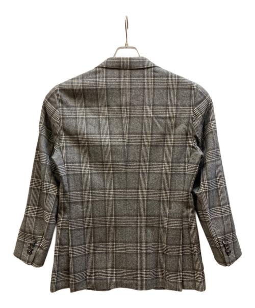 LUIGI BORRELLI（ルイジボレッリ）LUIGI BORRELLI (ルイジボレッリ) ウールテーラードジャケット グレー サイズ:50の古着・服飾アイテム